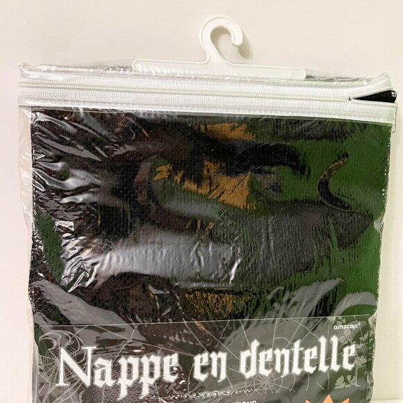 Halloween Lace Tablecover 60" x 84" Oblong - Picture 8 of 8